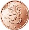 Finnország 2 cent 2008 UNC